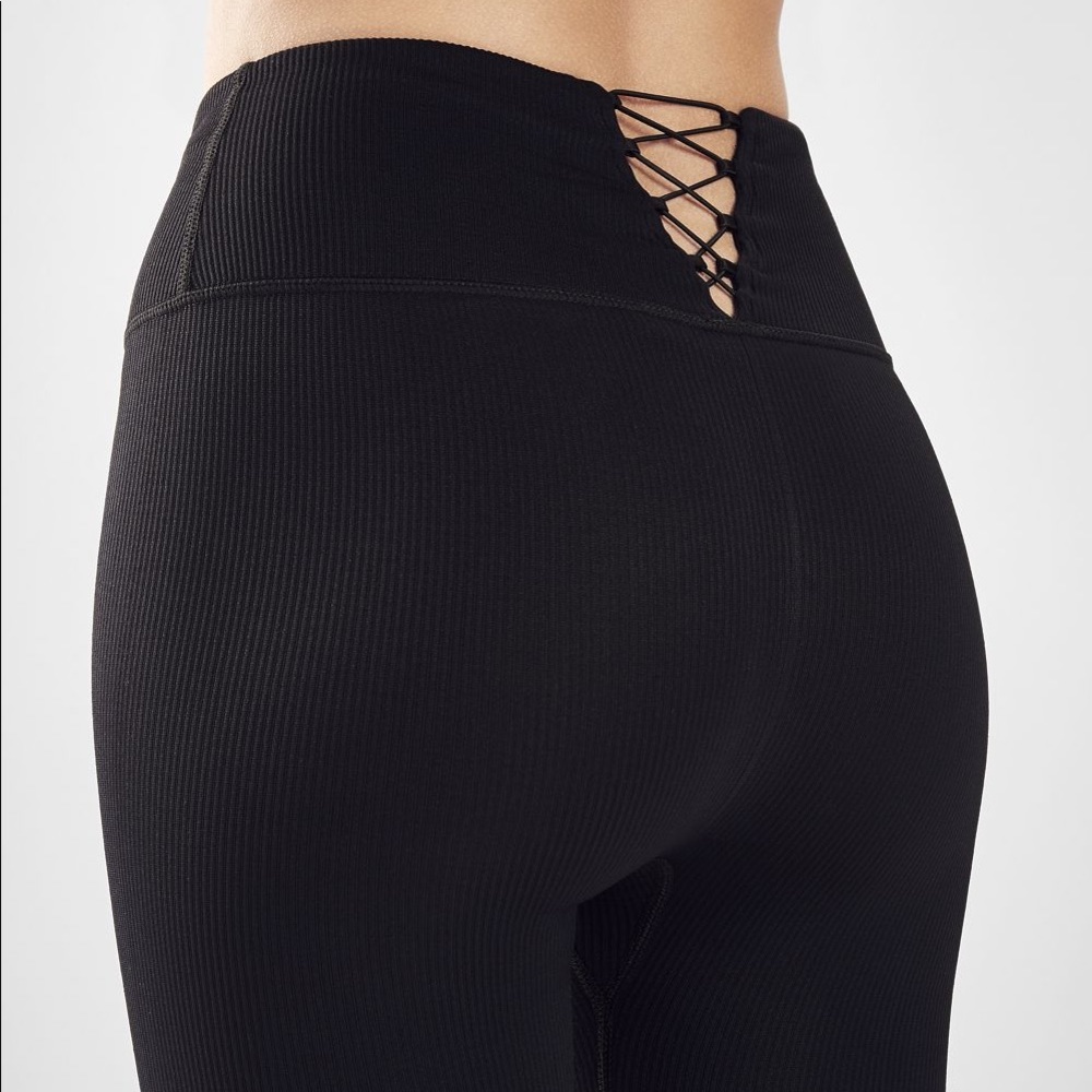 Fabletics High Waisted Seamless Rib Legging